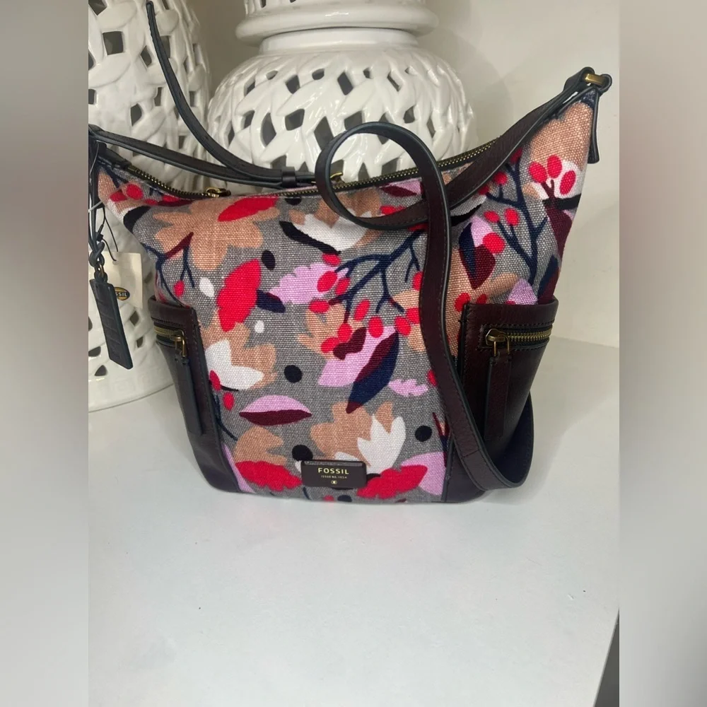 New Fossil Emerson Women's Small Hobo Crossbody Bags Variety Colors NWT